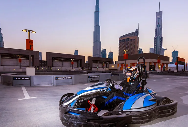 کارتینگ زعبیل از بهترین شهربازی های دبی