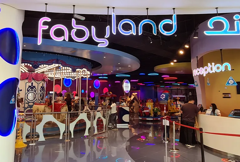 فابی لند از بهترین شهربازی های دبی