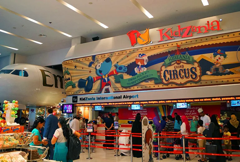 کیدزانیا از بهترین شهربازی های دبی