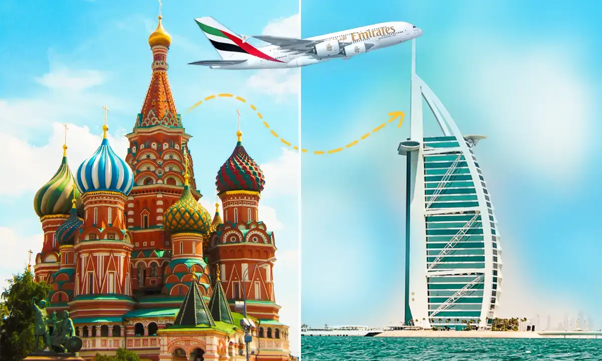 Flights from Russia to Dubai
