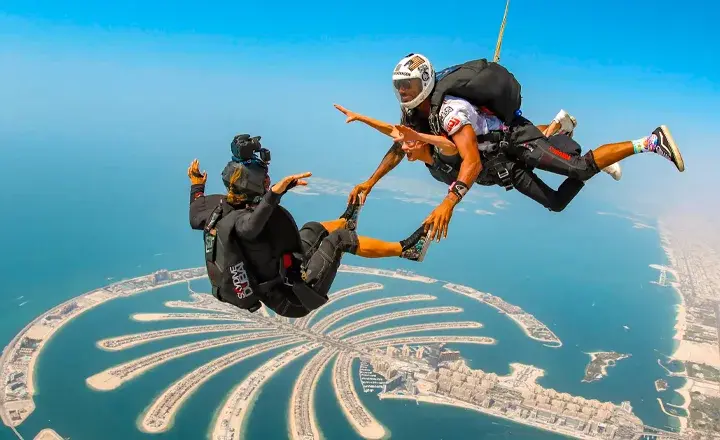 skydive in dubai