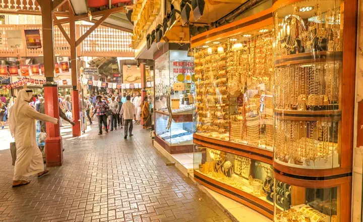 بازارچه سنتی طلای دبی