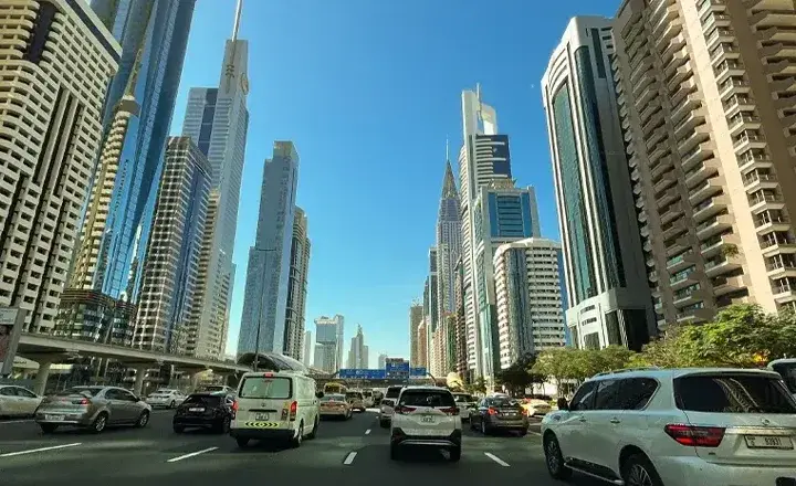 Самые приятные дороги для езды в Дубае
