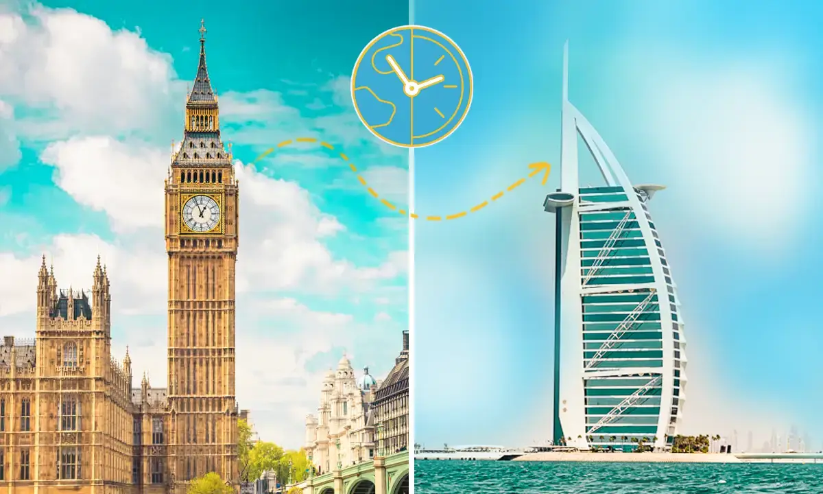 england-to-dubai-time