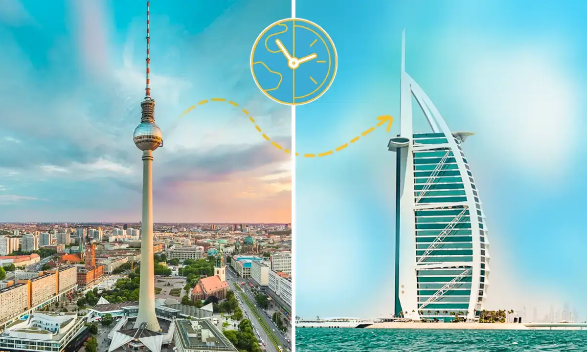 germany-to-dubai-time