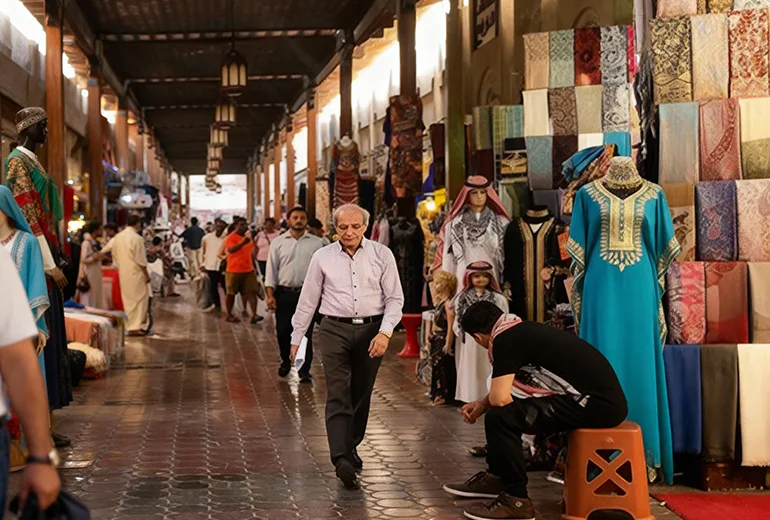 لباس‌های سنتی بازار مرشد دبی