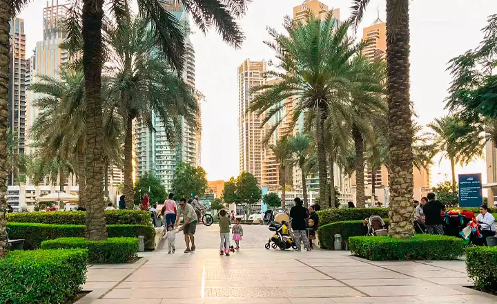 Dubai Walkability