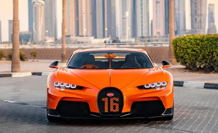 بوگاتی مدل شیرون برای کرایه در دبی