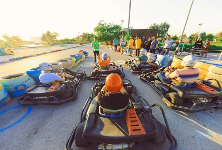 پیست کارتینگ در سفر به کیش