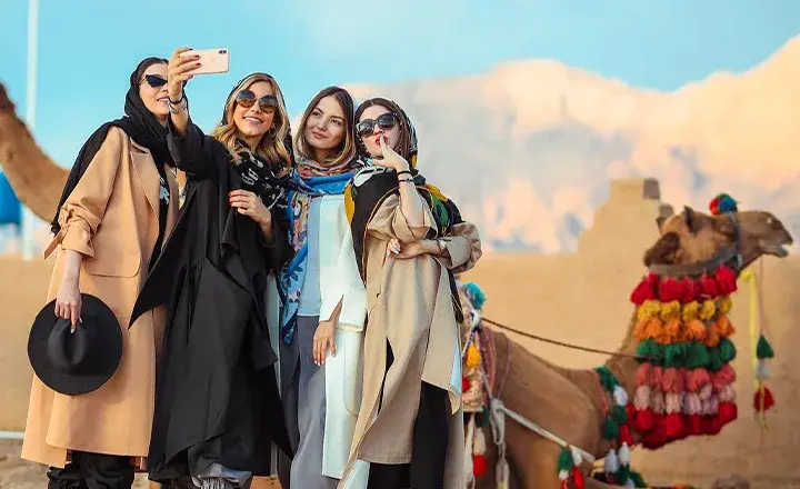 camel ride in Abuzeid Abad