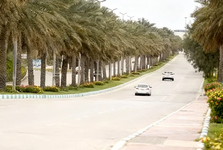 خیابان رودکی از خبابان های کیش