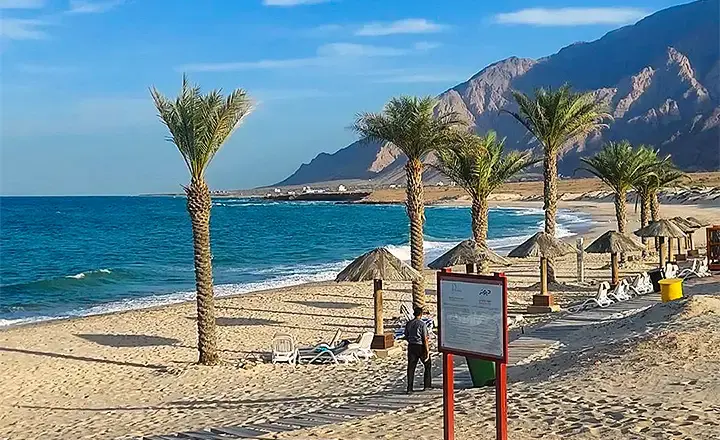 ساحل السیفه یکی از سواحل عمان