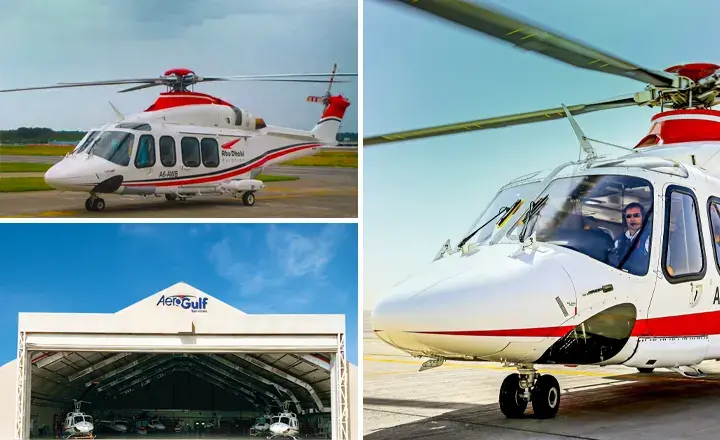 Aerogulf helicopter rent in Dubai