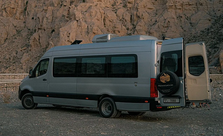 campervan rental in Dubai