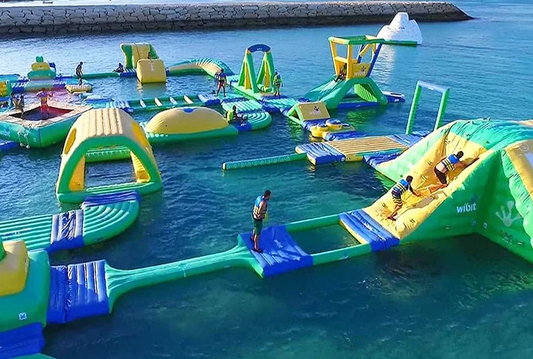 پارک آبی بادی مارینا، تفریحات آبی کیش