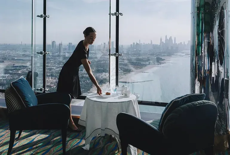 رستوران المنتهی برج العرب دبی