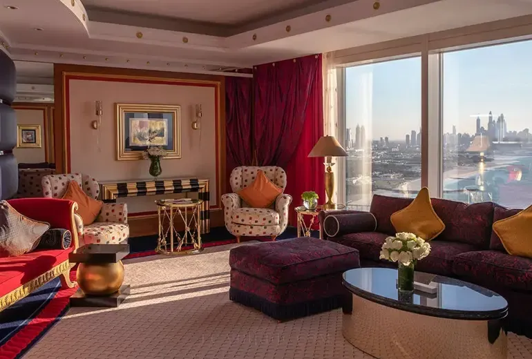 سوئیت کلاب تک‌خوابه برج العرب دبی