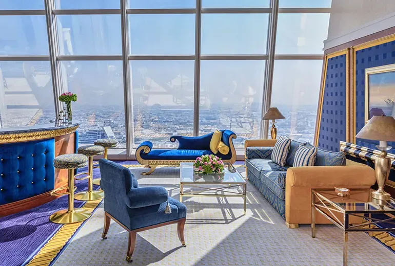 سوئیت پانوراما برج العرب دبی با دید ۳۶۰ درجه