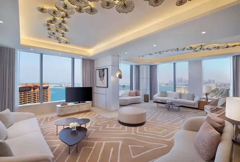 سوئیت پرزیدنشال برج العرب دبی با طراحی سلطنتی