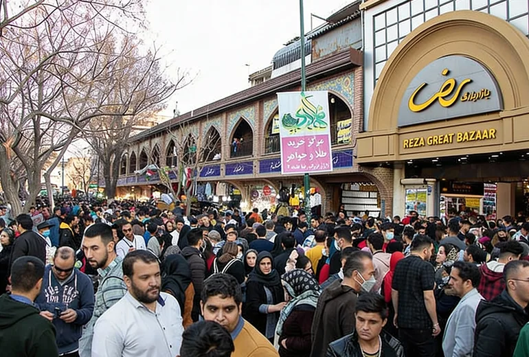 بازار بزرگ​​​ در سفر به تهران