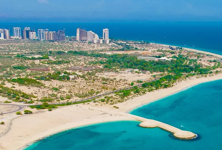 نمای هوایی کیش