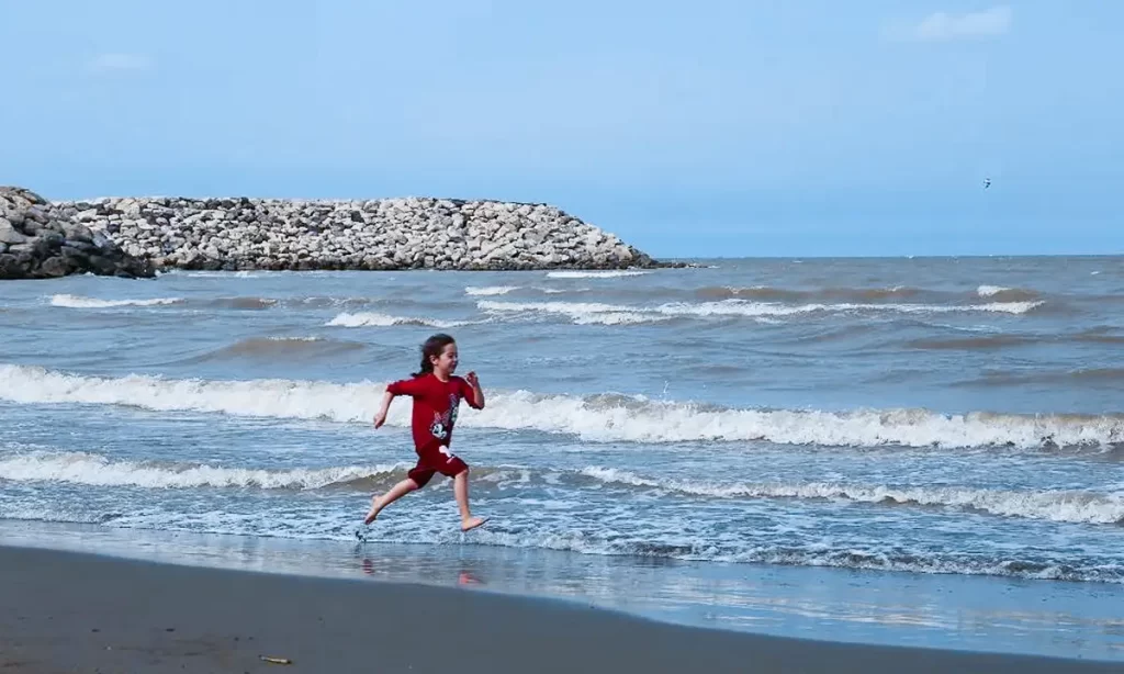 شلوغ ترین ساحل شمال