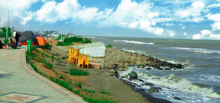 شلوغ ترین ساحل شمال