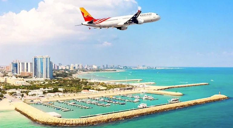 سفر هوایی از کیش به قشم