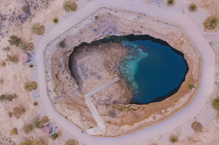 Bimmah Sinkhole in Oman