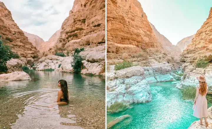 Wadi Ash Shab in Oman
