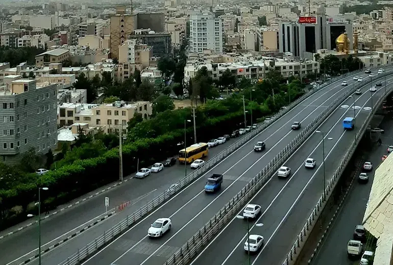 بزرگراه آزادگان کرج؛ یکی از خیابان های اصلی کرج