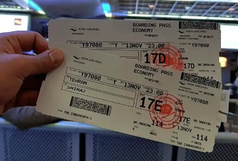 فاصله تهران تا شیراز با هواپیما​