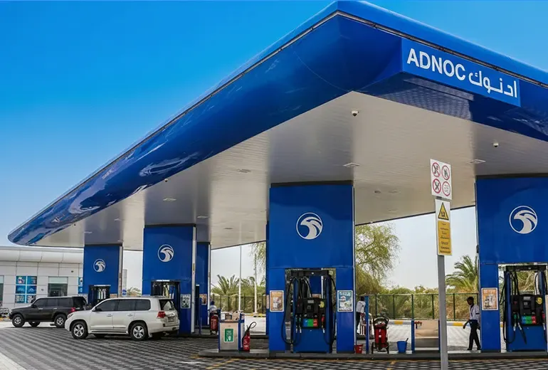 پمپ بنزین ADNOC در دبی