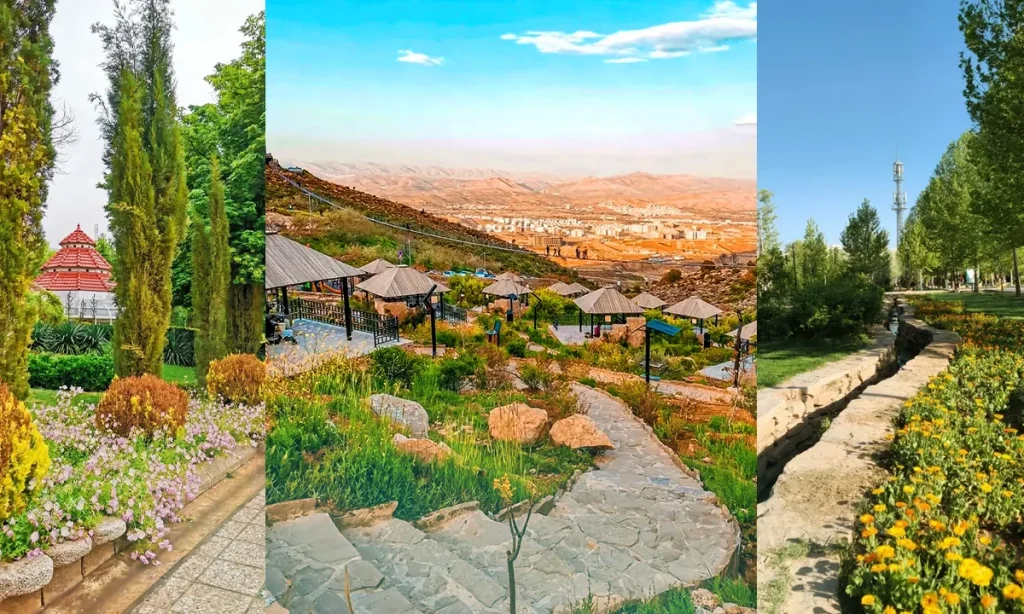 بهترین پارک های شیراز