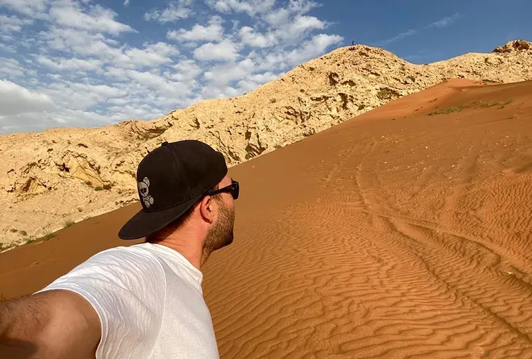 صحرای الفایا از کویرهای معروف دبی برای آفرود