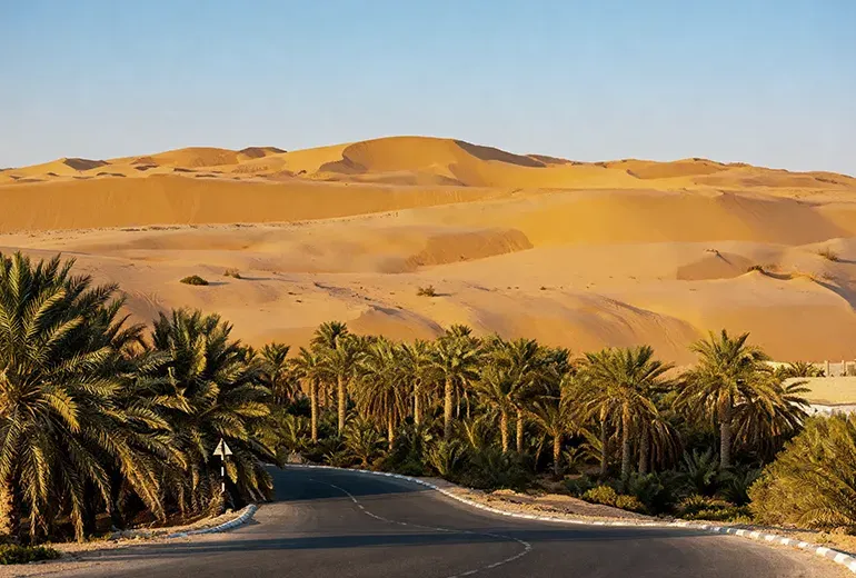 صحرای القور از معروف ترین کویرهای دبی