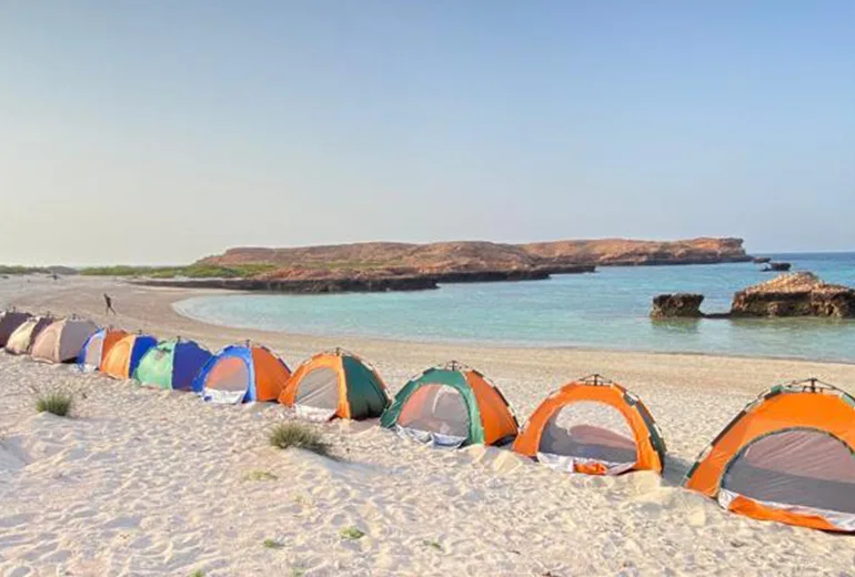 کمپینگ در دیمانیات عمان​