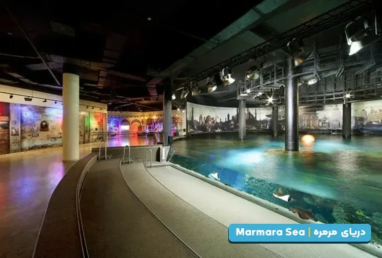 دریای مرمره از بخش های آکواریوم استانبول