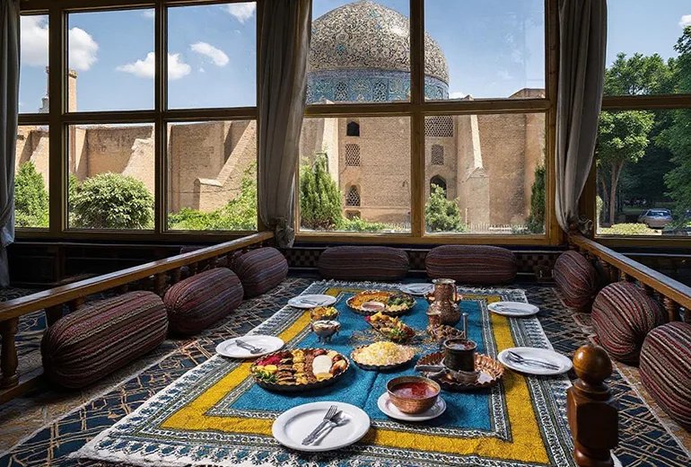 رستوران سنتی نقش جهان​ یکی از بهترین رستوران های اصفهان