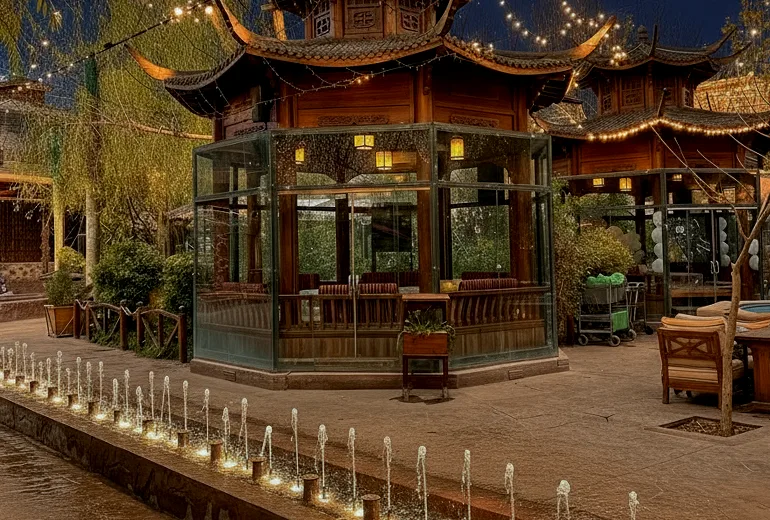 رستوران شب‌نشین​​ یکی از بهترین رستوران های اصفهان