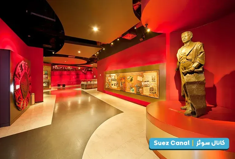 کانال سوئز از بخش های آکواریوم استانبول