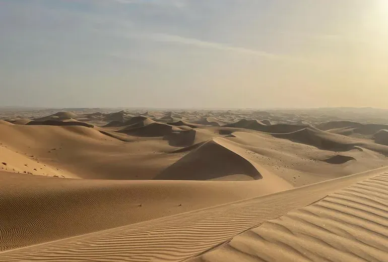 صحرای سویحان از معروف ترین کویرهای دبی