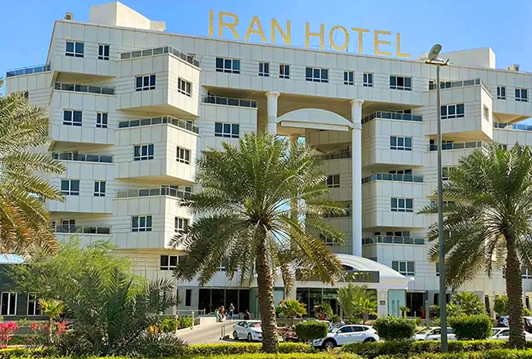 هتل ایران از هتل‌های اطراف برج ایفل کیش​