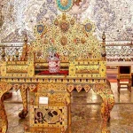 تخت طاووس (تخت خورشید) در موزه جواهرات ملی