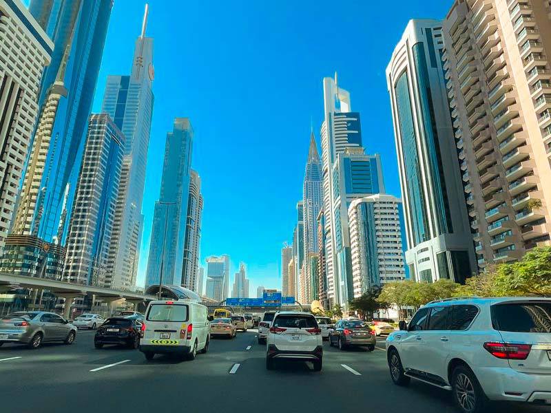 Sheikh Zayed Road in Dubai