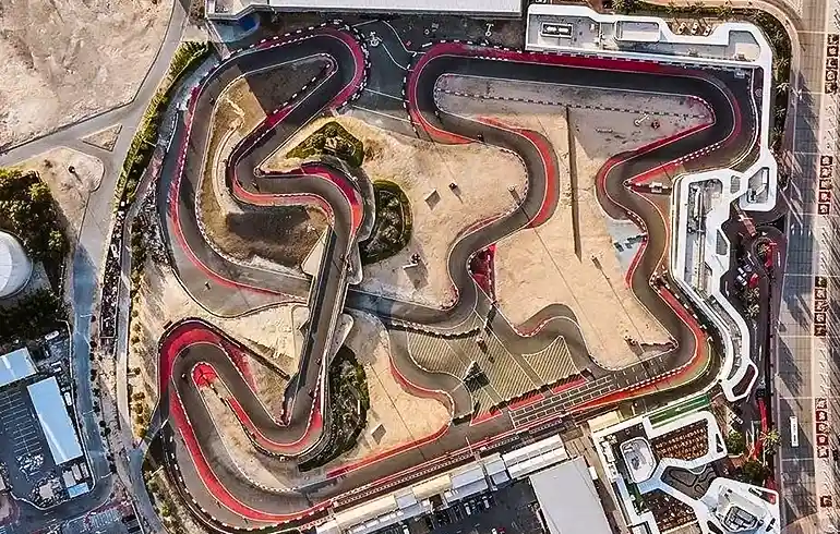 Dubai Kartdrome, fast driving in Dubai
