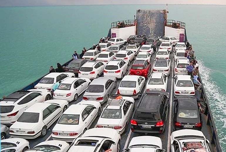 انتقال خودرو به کیش با لندیگراف