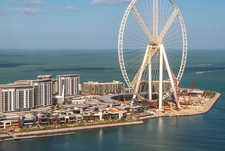 بلوواترز آیلند یکی از گرانترین محله های دبی