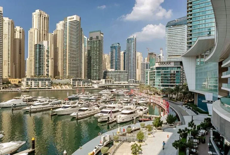 دبی مارینا​ یکی از گرانترین محله های دبی