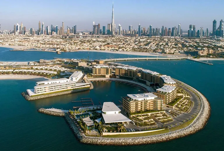 جزیره خلیج جمیرا​ یکی از گرانترین محله های دبی